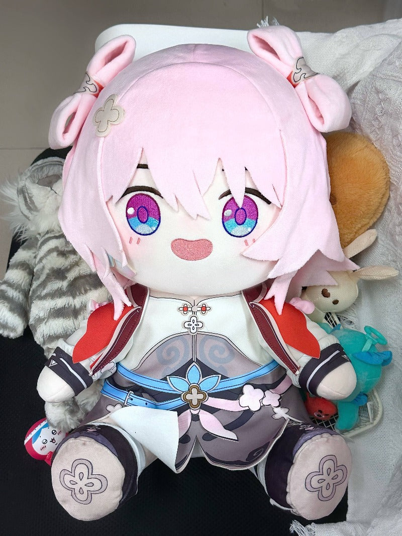 崩壊スターレイル 三月なのか ぬいぐるみ　綿人形　巡狩　40cm　 着せ替え可能 超ふわふわ 萌え 同人グッズ Monenjoy