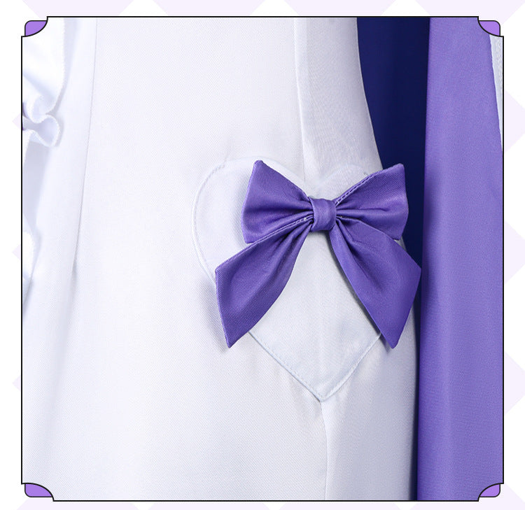 Monenjoy　前橋ウィッチーズ 新里 アズ　紫色 コスプレ衣装　ライブ服　舞台服　コスチューム　魔女　