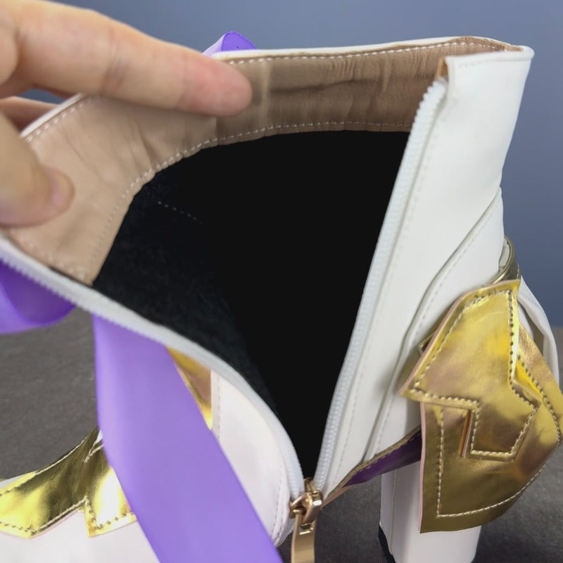 Monenjoy 崩壊3rd ハーイ愛の妖精さん エリシア　コスプレ　ブーツ　シューズ　コスプレ道具