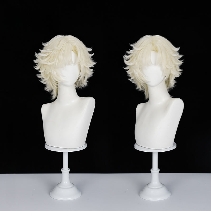 Monenjoy アイデンティティ5 探鉱者　トゥルース＆リーズニング　カツラ　34cm 第五人格/IdentityV　ウィッグ　コスプレ道具 - Monenjoy