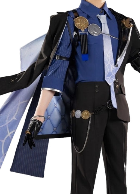 Monenjoy ゼンレスゾーンゼロ ヒューゴ コスプレ衣装　マスク＋帽子＋腕時計付　ゼンゼロ　コスチューム　cosplay　イベント　仮装　ハロウィン - Monenjoy