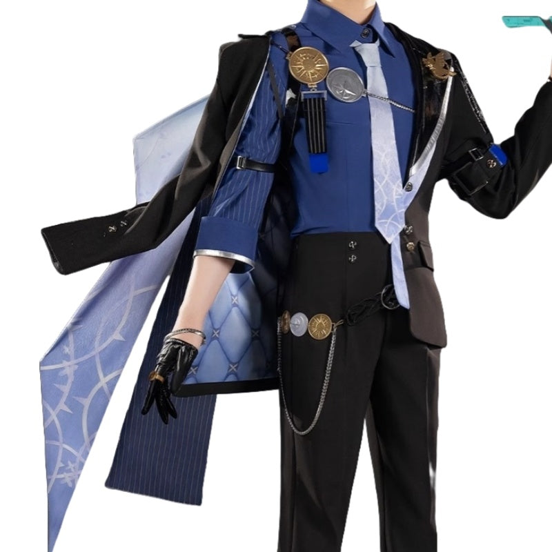 Monenjoy ゼンレスゾーンゼロ ヒューゴ コスプレ衣装　マスク＋帽子＋腕時計付　ゼンゼロ　コスチューム　cosplay　イベント　仮装　ハロウィン - Monenjoy