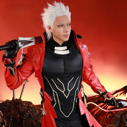 Monenjoy Collapse Star Rail x Fate [UBW] ชุดคอสเพลย์ Archer หนังเทียม Holy Grail สุดเก๋ สไตล์ Junkan/Quantum 