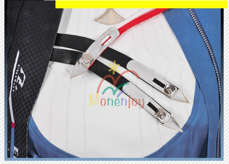 Monenjoy アークナイツ：エンドフィールド  陳千語　コスプレ衣装　 チェン・チェンユー コスチューム　イベント　尻尾＋角付