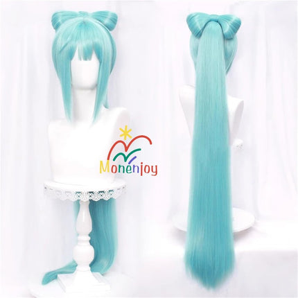 Monenjoy　初音ミク　かつら 鬘 WIG ヴァンパイア 吸血鬼 ウィッグ ネット付き コスプレ　ツインテール カツラ グッズ アニメ コスプレ道具GS1320 - Monenjoy