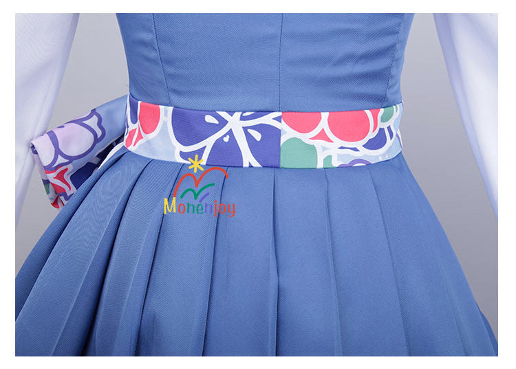 Monenjoy　TVアニメ変人のサラダボウル　サラ・ダ・オディン　コスプレ衣装　ワンピース　ドレス　SG1353 - Monenjoy