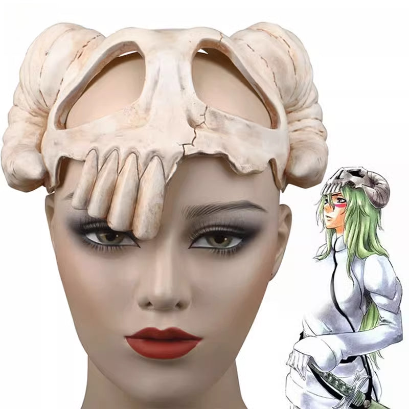 Monenjoy　BLEACH　ネリエル.トゥ.オーデルシュヴァンク　マスク　仮面　ハロウィン　コスプレ道具　PVC材質 - Monenjoy