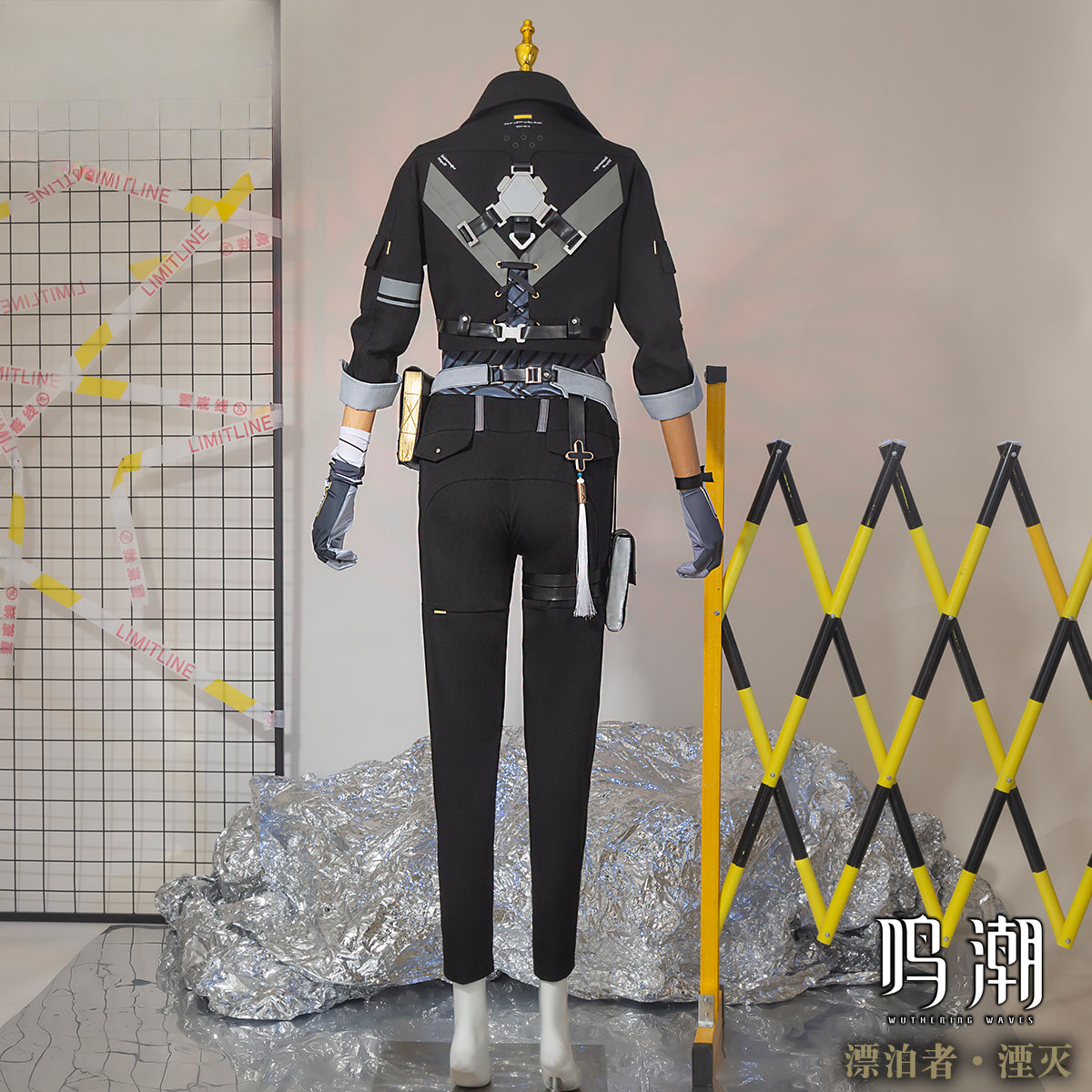 【限定販売】Monenjoy 鳴潮 コスプレ衣装　主人公（気動）　アクセサリー付　実物化　実装化　イベント　仮装　カッコイイ　ハロウィン - Monenjoy