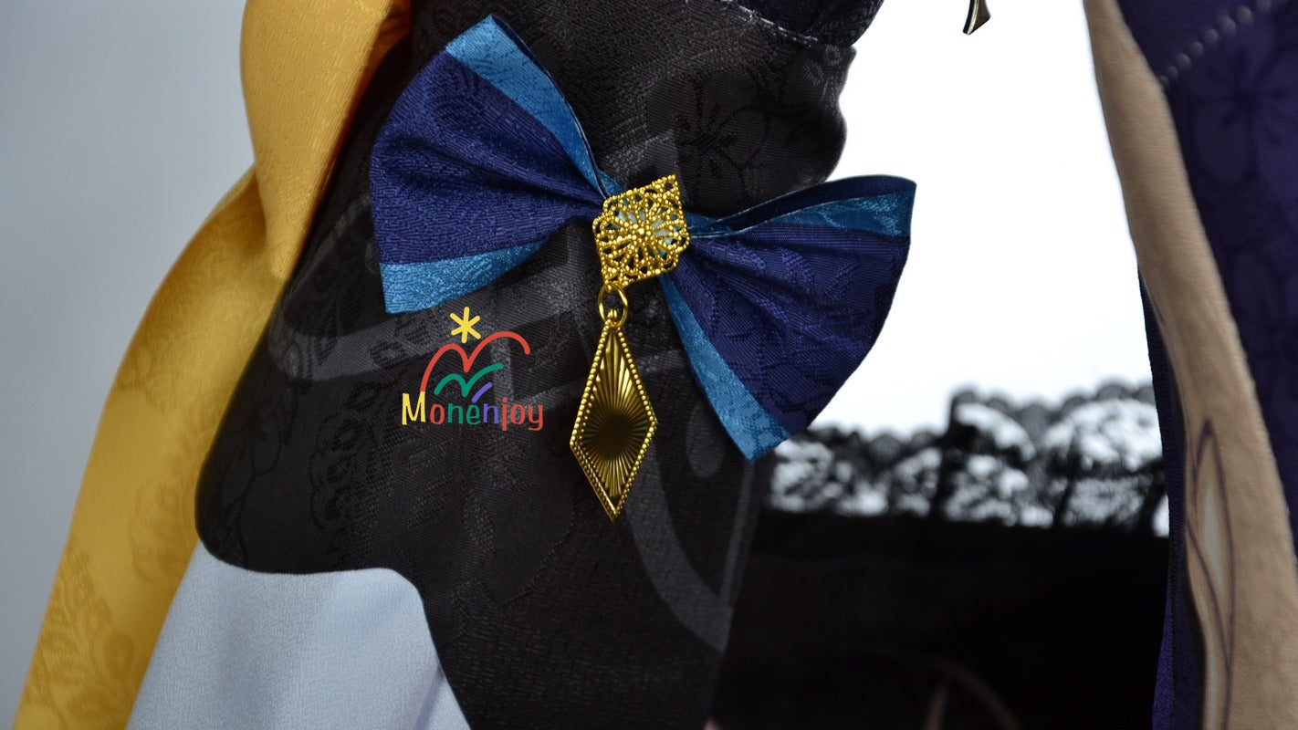 原神ナヴィア コスプレ衣装　立体3d樹脂装飾＋帽子付属　高弾性マットレザー採用｜MONENJOY   - Monenjoy