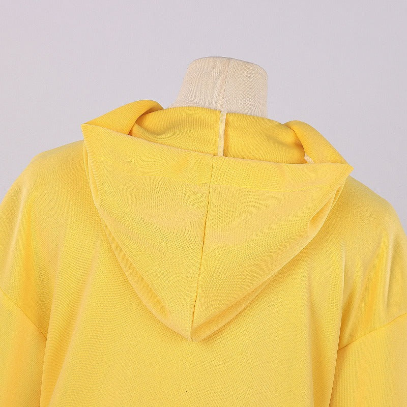 Monenjoy　KPOPガールズ! デーモン・ハンターズ　ゾーイ 　パーカー　黄色　オーバーサイズパーカー　 子供　ルミ　ミラ　 コスプレ衣装　舞台服　黒色　キラキラ　ライブ服　KPop Demon Hunters