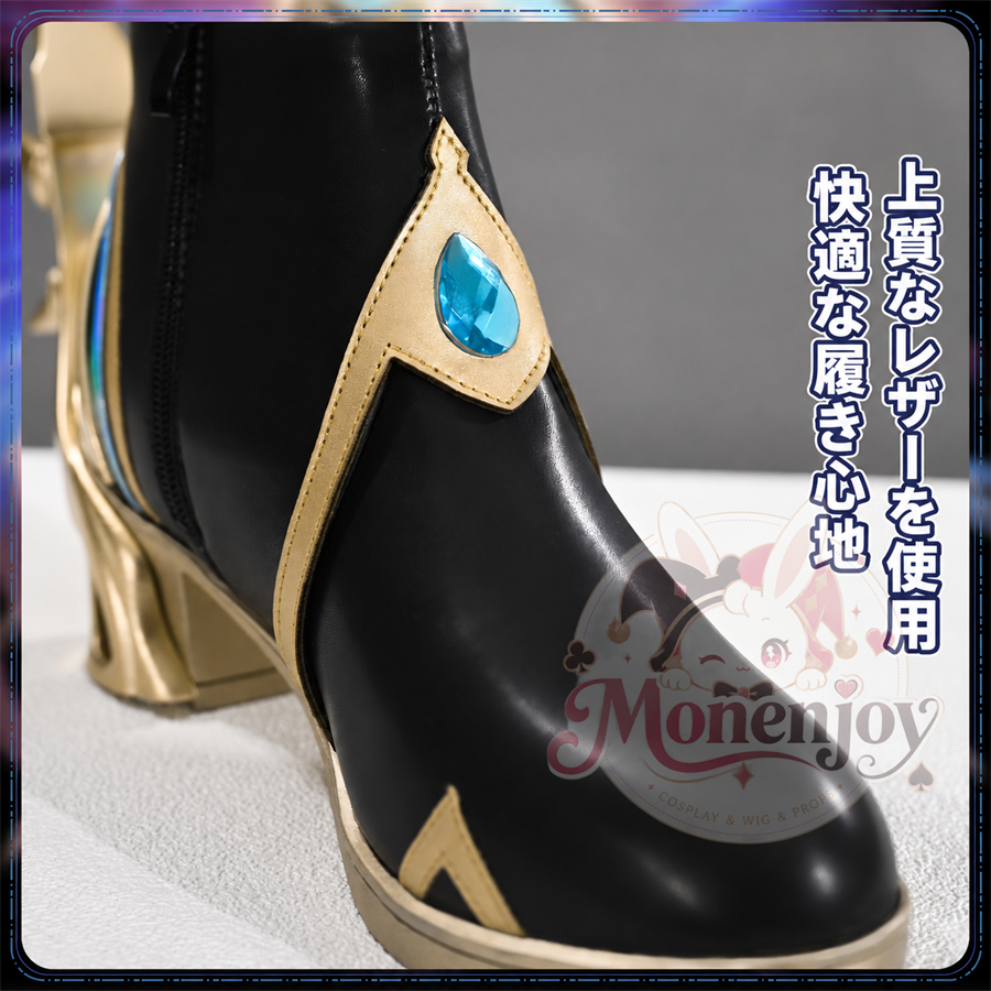 Monenjoy 原神 博士（ドットーレ）コスプレ靴｜ナド・クライ 空月の歌 3D PLA豪華仕様 Monenjoy