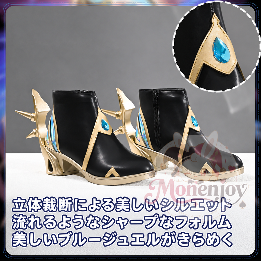 Monenjoy 原神 博士（ドットーレ）コスプレ靴｜ナド・クライ 空月の歌 3D PLA豪華仕様 Monenjoy
