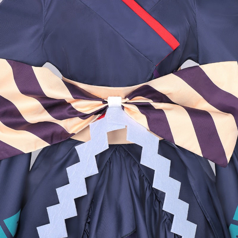 Monenjoy 超かぐや姫 かぐや コスプレ　和服　和風　ワンピース　 酒寄彩葉 月見ヤチヨ 　コスチューム　イベント　仮装