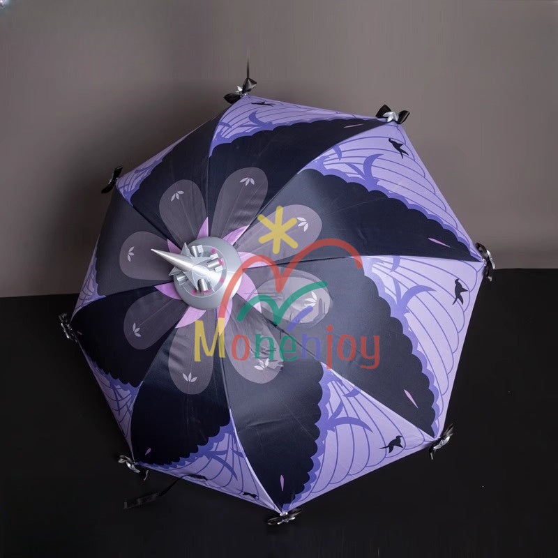 Monenjoyゼンレスゾーンゼロ ビビアン 傘　コスプレ道具　 モッキンバード　ゼンゼロ 　イベント　仮装　傘面直径95cm　傘長約163cm - Monenjoy