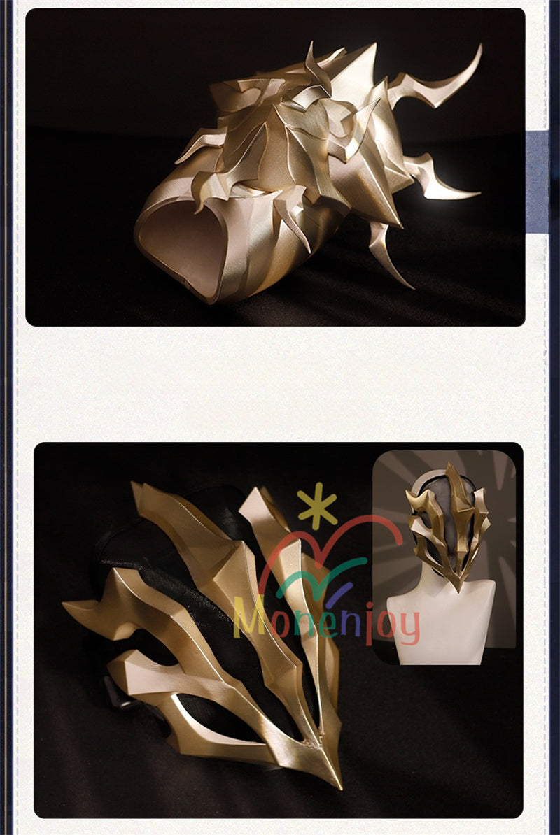 Monenjoy 崩壊スターレイル　フレイムスティーラー　コスプレ衣装　カスライナ　3d樹脂パーツ　暗黒の潮　火種を盗む者　コスチューム