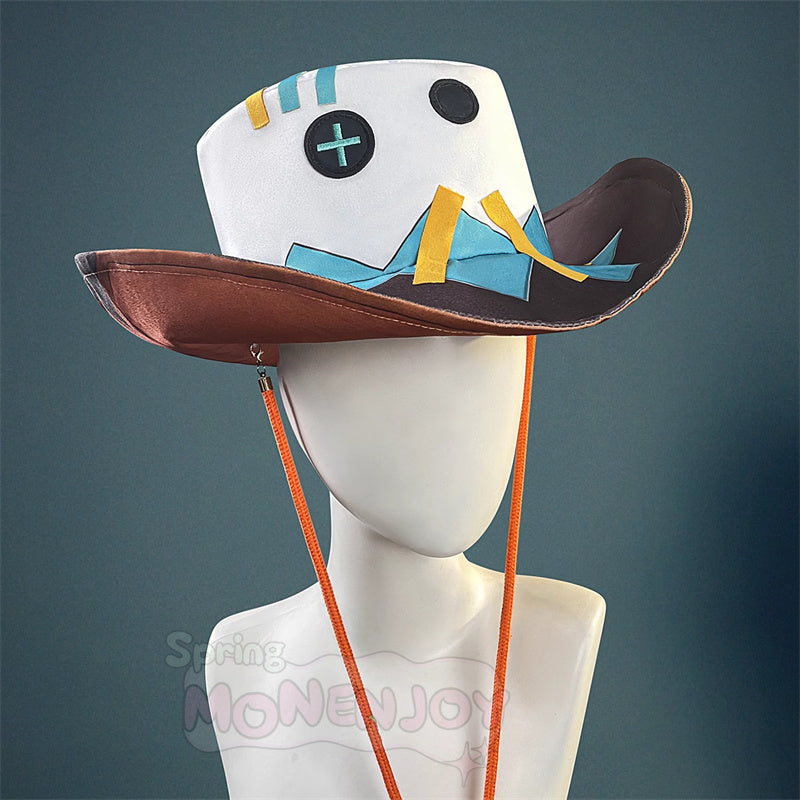 monenjoy 原神 イファ コスプレ衣装　トラロカンの竜医　花翼の集の竜医　帽子＋アクセサリー付　コスプレ　GS1389 - Monenjoy