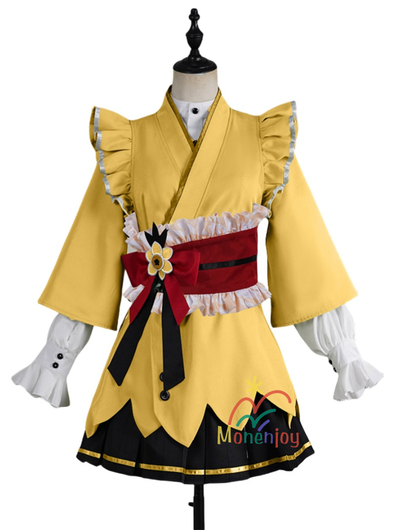 Monenjoy　前橋ウィッチーズ　新里 アズ　北原 キョウカ　三俣 チョコ　上泉 マイ赤城 ユイナ　コスプレ衣装　 メイド服　コスチューム　魔女GS1917　