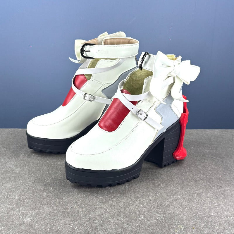 Monenjoy アークナイツ エンドフィールド アルデリア  靴　ブーツ　ヒール9cm　シューズ　コスプレ道具　3d樹脂製パーツ　イベント　 ハロウィン コミケ活動 Monenjoy