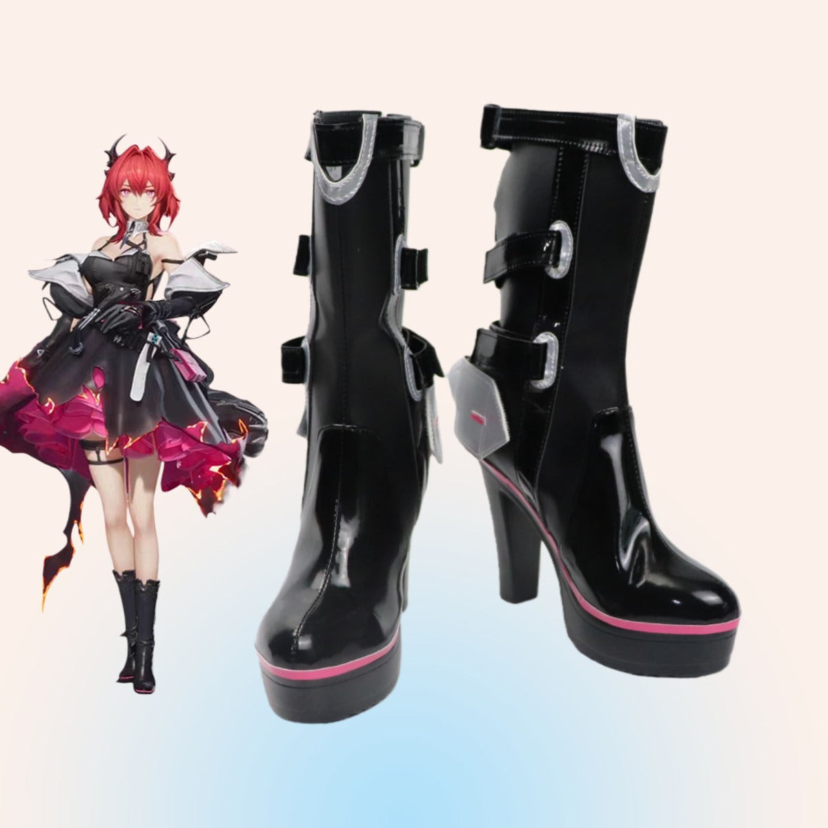 Monenjoy　アークナイツ エンドフィールド レーヴァテイン シューズ　ブーツ　コスプレ道具　アクセサリー　イベント Monenjoy