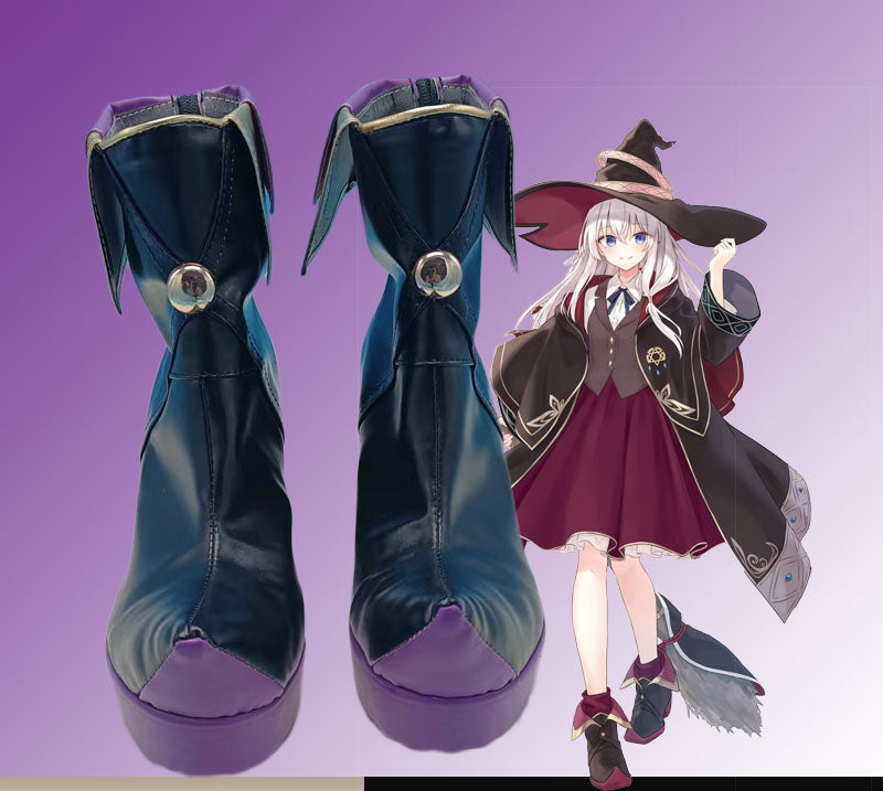 Monenjoy 魔女の旅々 イレイナ　ブーツ　ヒールブーツ　靴 シューズ コスプレ道具　オーダーメイド