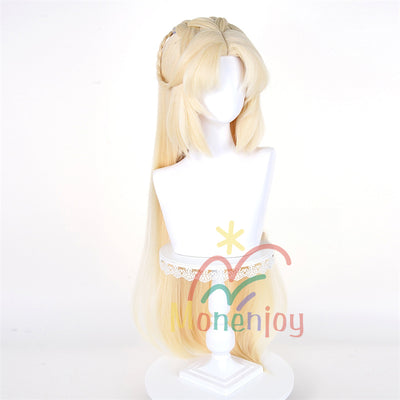 Monenjoy 原神　ニコリヤン　ウィッグ　NicoleReeyn  100cm コスプレ道具　カツラ　イベント GSwig1015