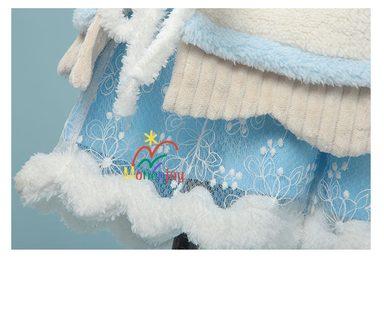 Monenjoy インフィニティニキ ふわもこに溺れる 純潔の守り　コスプレ衣装　パステルブルーの水波　洋服　可愛い　イベントGS1307 - Monenjoy