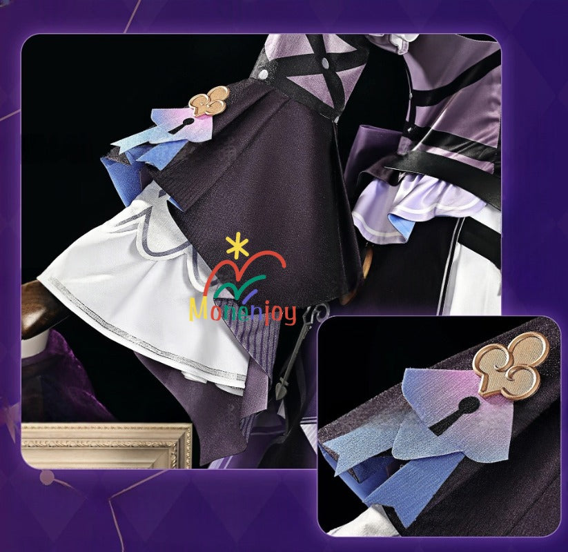 Monenjoy　崩壊スターレイル　マダムヘルタ　コスプレ衣装　洋服　ワンピース　3d樹脂製アクセサリー　コスチュームGS1204 - Monenjoy