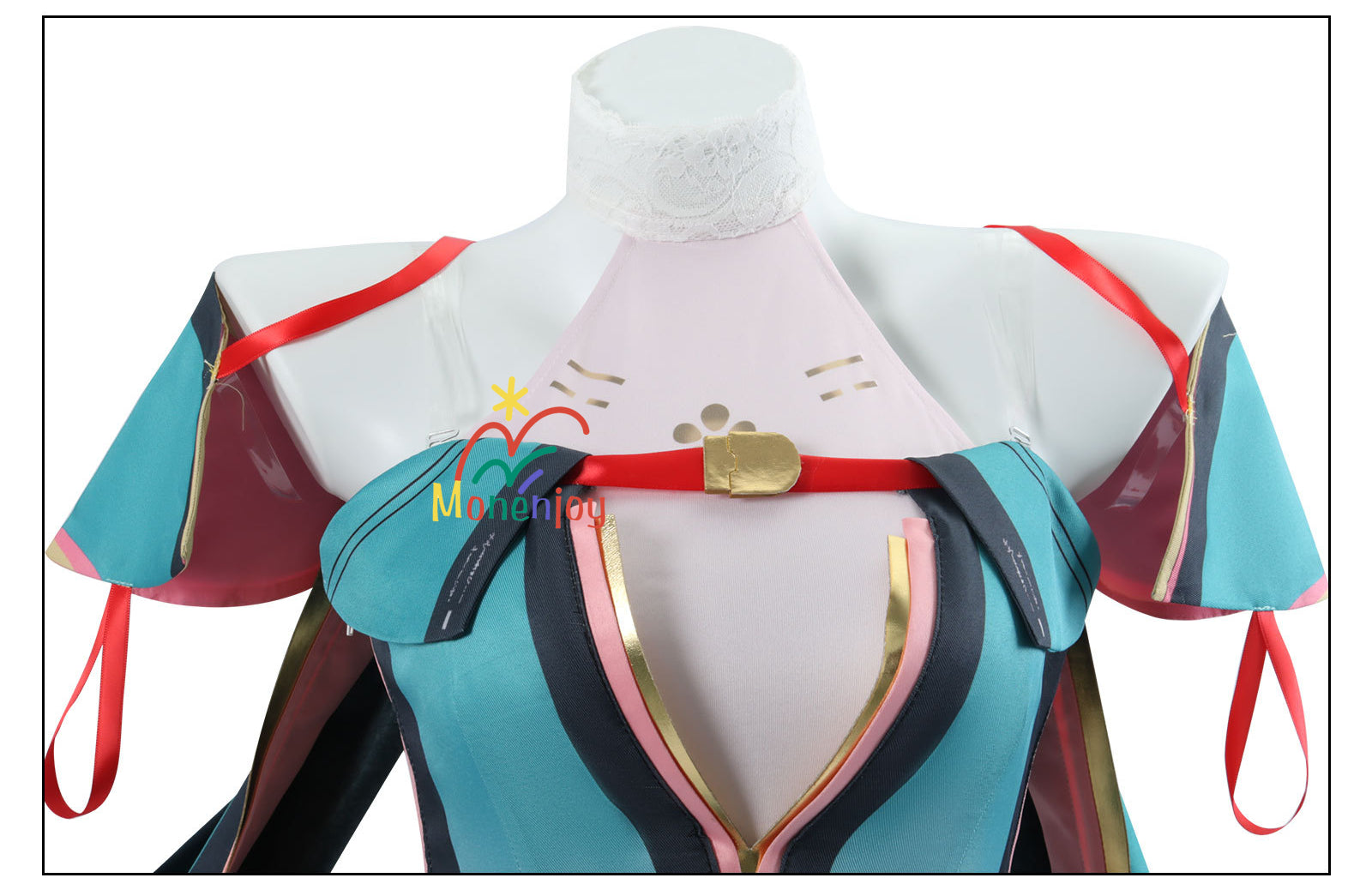 Monenjoy 鳴潮 折枝　コスプレ衣装　オリエ　コスチューム　3d樹脂アクセサリー＋ウィッグ追加 - Monenjoy