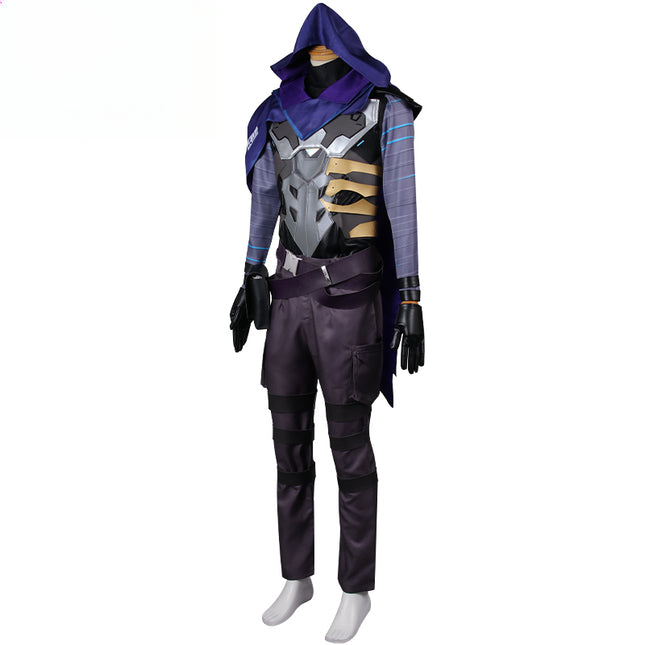 Monenjoy　ヴァロラント　オーメン　コスプレ衣装　Omen　コスチューム　cosplay　Valorant　イベント　仮装 - Monenjoy