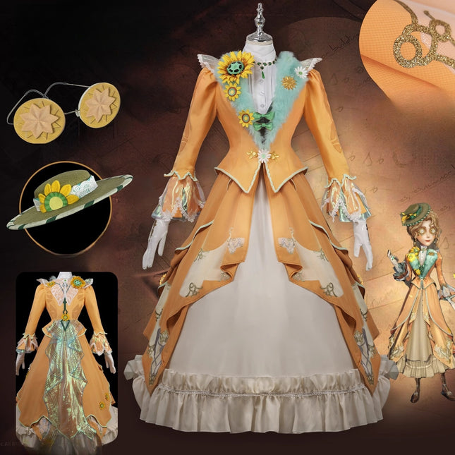 Monenjoy 第五人格× #コナン・ドイル財団 コラボ 記者衣装パックプレビュー コスプレ衣装 ミズ・ワトソン  コスチューム 眼鏡+帽子付 - Monenjoy