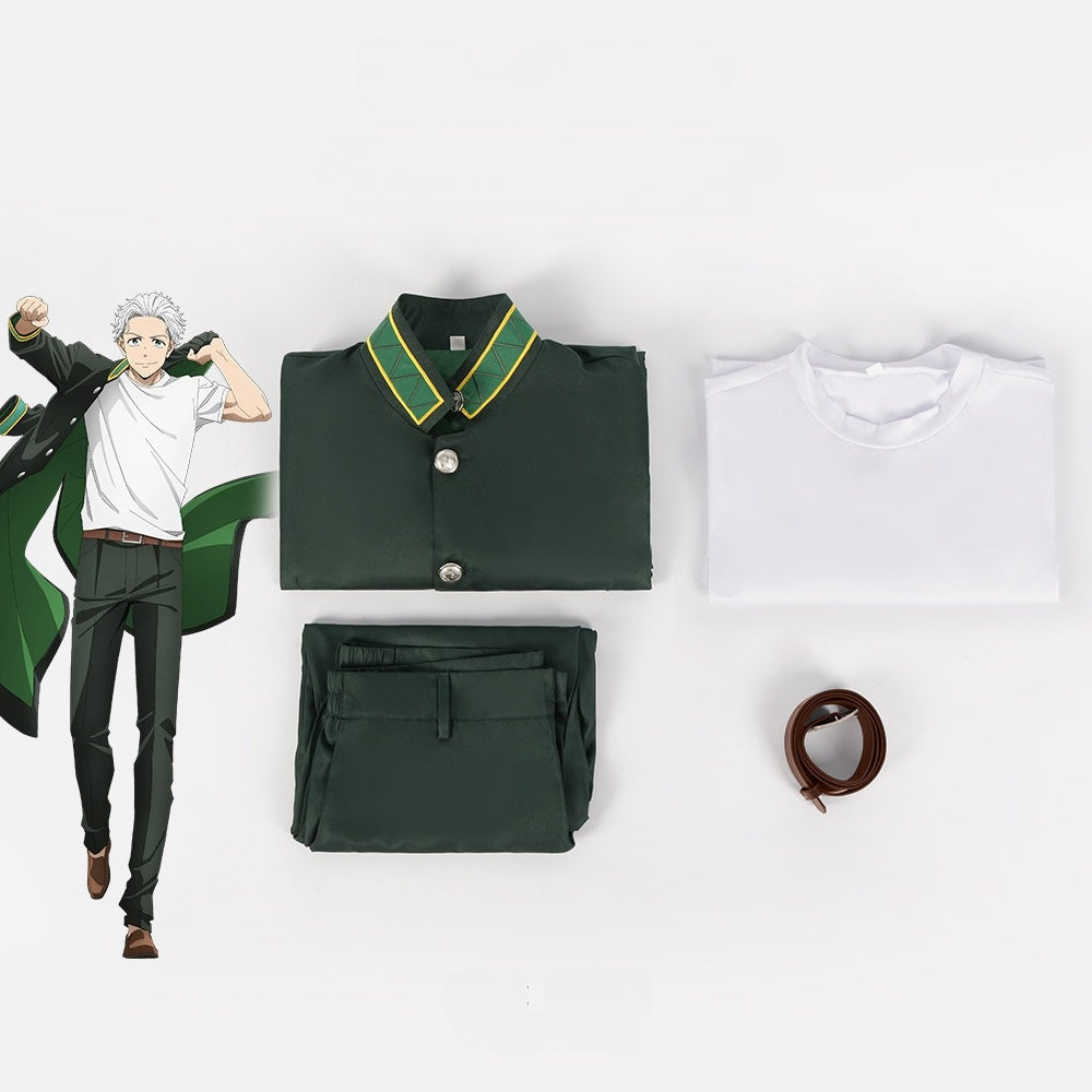 Monenjoy　WIND BREAKER　cosplay　ウィンドブレイカー　 風鈴高校 桜 遥　梅宮 一　蘇枋 隼飛　コスプレ衣装　飾り付　防風鈴 制服　緑色　コスチューム　イベント　舞台服