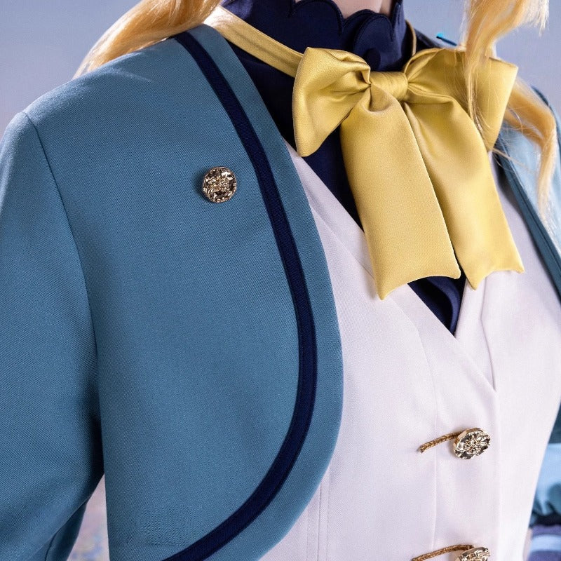 Monenjoy Silent Witch Monica Everett School Uniform Cosplay Costume Luxury Magician Dress 