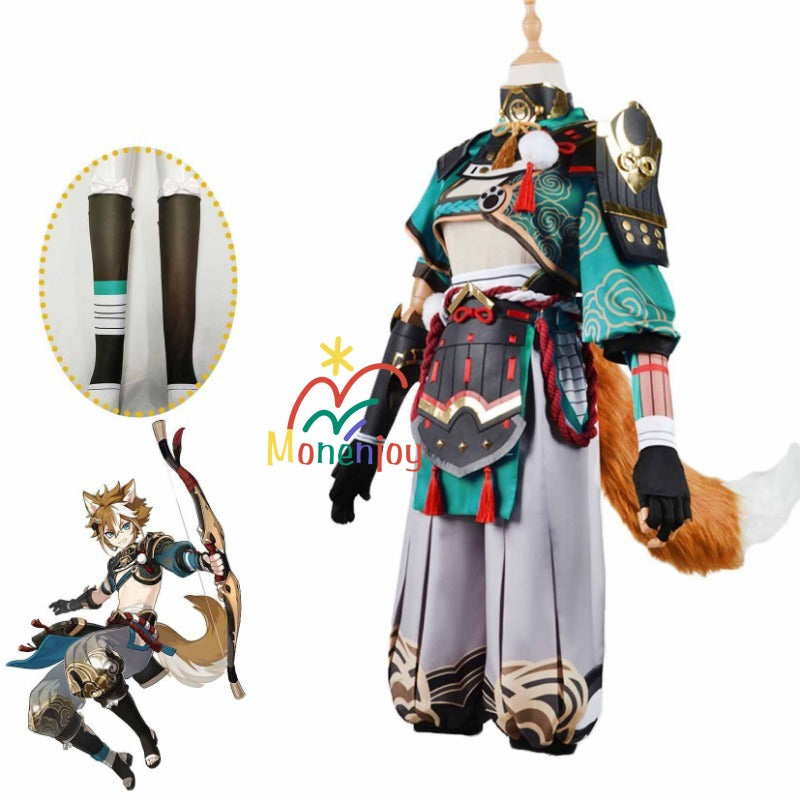 Monenjoy 原神 ゴローコスプレ衣装 Gorou 公式監修 完全再現 Monenjoy 原神 ゴローコスプレ衣装 Gorou 公式監修 完全再現