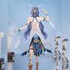 Monenjoy　原神　ラウマ　コスプレ衣装　 Lauma 　3d樹脂製髪飾り追加　ナド・クライ 　イベント　霜月の子 白銀の鹿座 　コスチュームgs1915