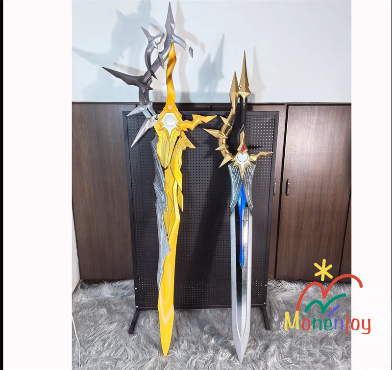 Monenjoy 崩壊スターレイル ファイノン 両手剣　フレイムスティーラーの剣　コスプレ道具　ファイノン Phainon　漆黒の剣　武器レプリカ　