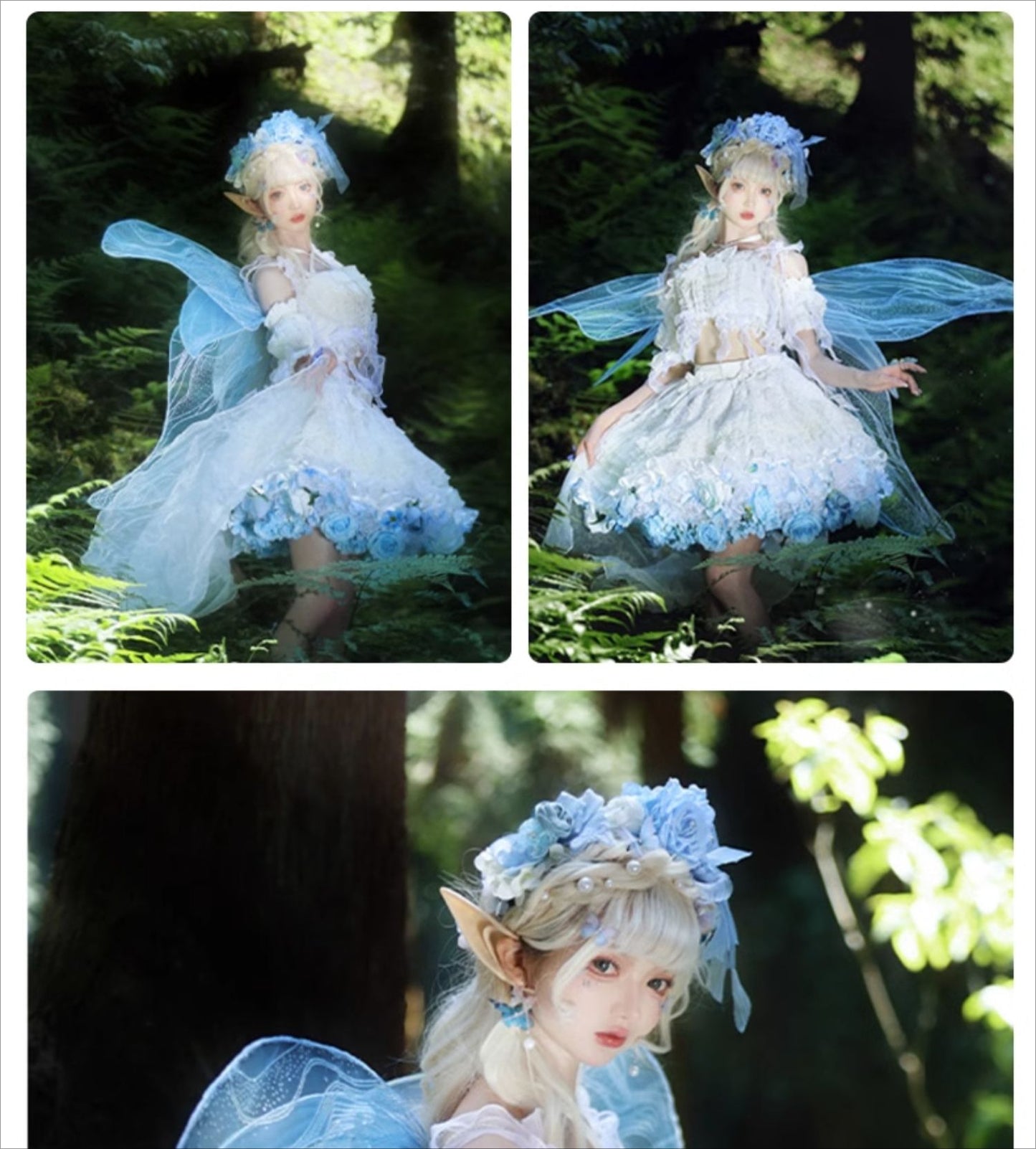 Monenjoy　ロリータ　ペチコート　花　クリノリン　バッスル　ティアードペチコート　ふわもこアンダー　ふんわり　コスプレ道具　地雷系　GS1220 - Monenjoy