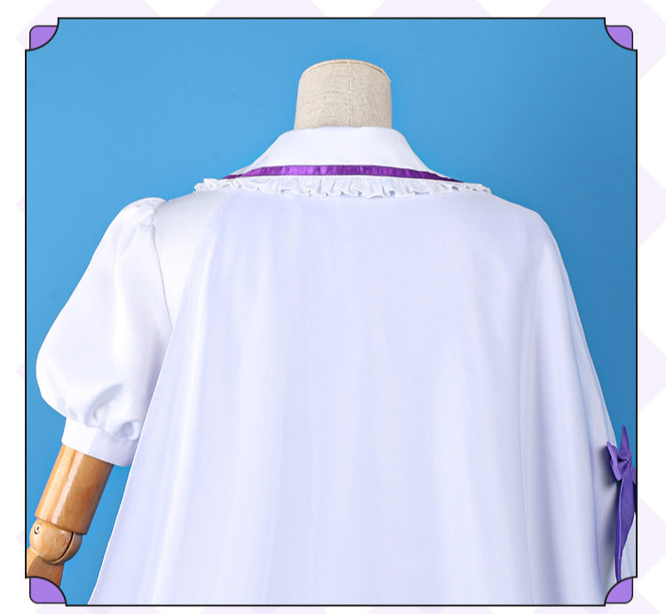 Monenjoy　前橋ウィッチーズ 新里 アズ　紫色 コスプレ衣装　ライブ服　舞台服　コスチューム　魔女　