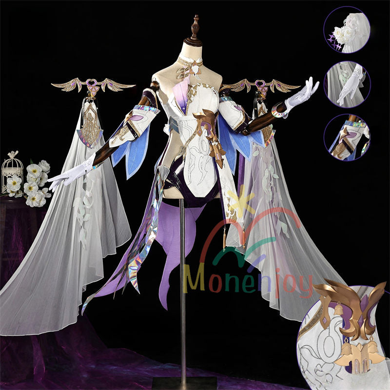 Monenjoy 崩壊3rd  エリシア　コスプレ　 妖精エリ 真我・人の律者 コスプレ衣装　コスチューム　舞台服