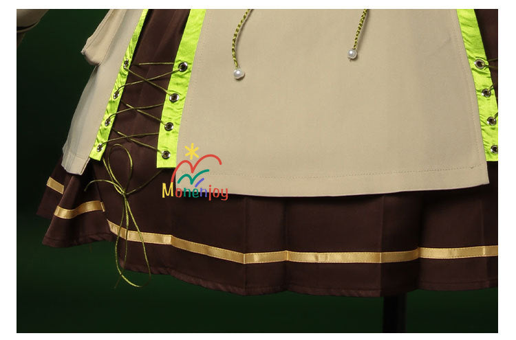 Monenjoy　インフィニティニキ 　森の蝶との戯れ コスプレ衣装 ワンピース　洋服　イベント　帽子付GS1226 - Monenjoy