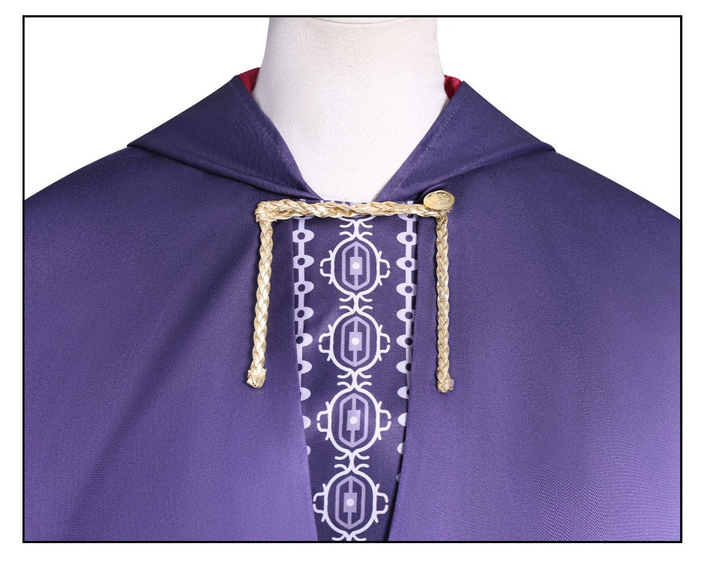 Monenjoy　サイレント・ウィッチ  モニカ・エヴァレット マント　紫色　モニカ・ノートンと　ケーツ　コスプレ衣装　七賢人　魔術師服　沈黙の魔女の隠しごとGS1916