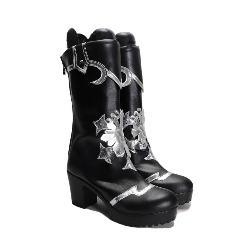 Monnejoy　黒執事 シエル・ファントムハイヴ  シューズ　ブーツ　Black Butler 　コスプレ道具 gss1004