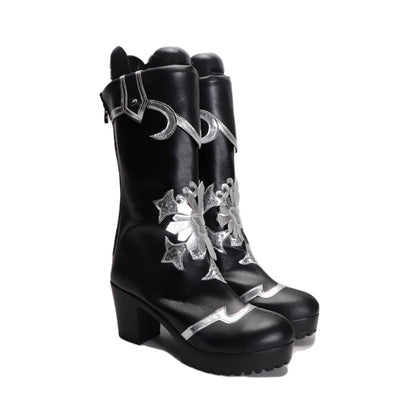 Monnejoy　黒執事 シエル・ファントムハイヴ  シューズ　ブーツ　Black Butler 　コスプレ道具 gss1004