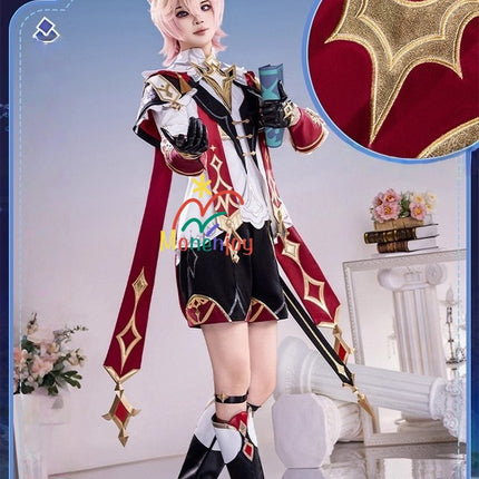ชุดคอสเพลย์ Monenjoy Genshin Impact Dahlia, ชุด Mondo / Favonius Church, นักเทศน์แห่งเทพแห่งสายลม Barbatos 