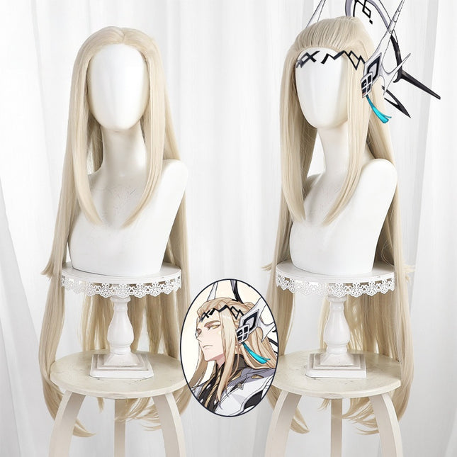 Monenjoy　崩壊：ネクサスアニマ　ヴィクタス　鬘　100cm　僭主 Novarchs 　ウィッグ　かつら　コスプレ道具　Gswig010