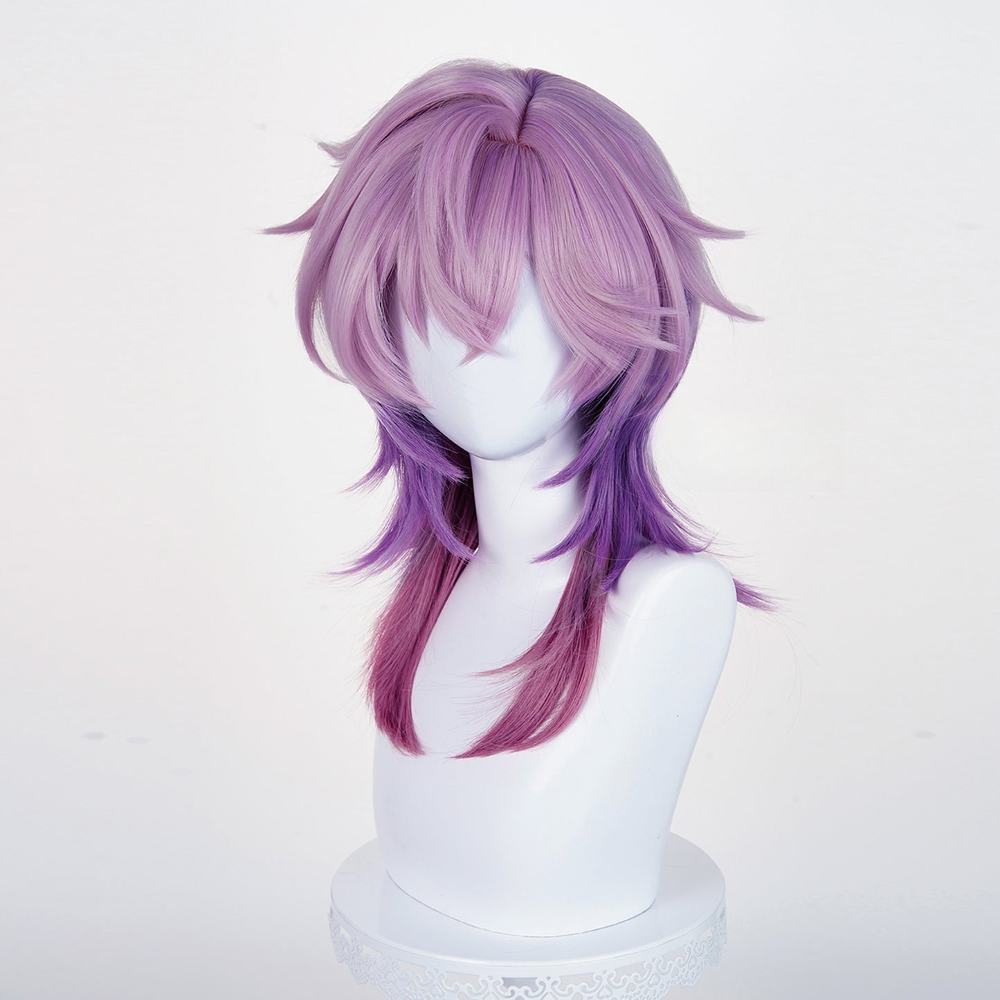 Monenjoy　原神 ドゥリン ウィッグ　カツラ　Durin　55cm　コスプレ道具　龍人　ホムンクルス　ドラゴンスパイン　アクセサリー　GSwig004