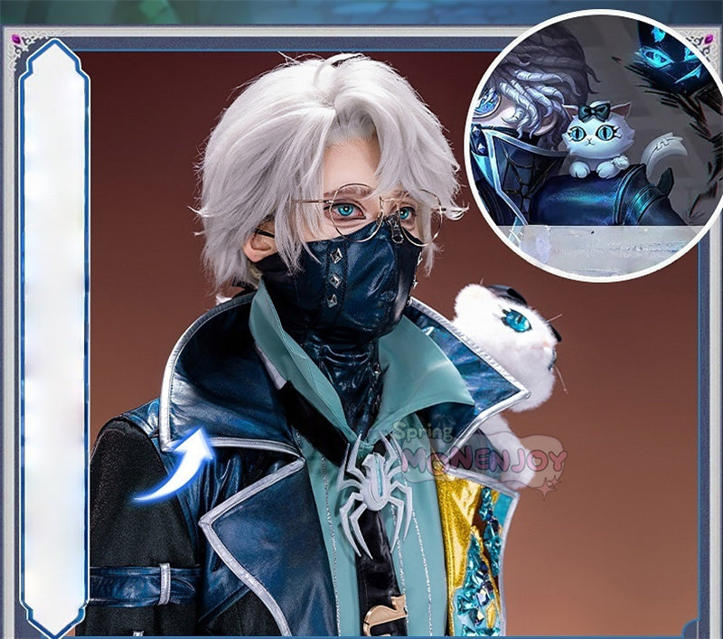 Monenjoy アイデンティティ5 納棺師 コスプレ衣装　7周年UR衣装パック 納棺師 キャッツアイ 第五人格/IdentityV　猫ちゃん＋箱追加　コスチュームGS1931