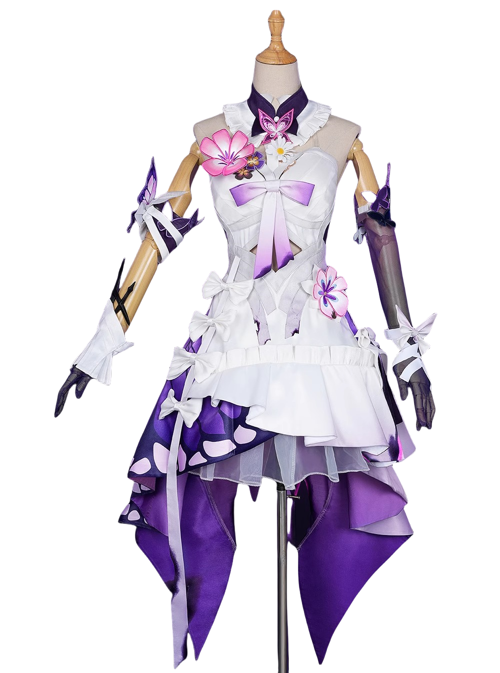 Monenjoy　崩壊：スターレイル キャストリス コスプレ衣装　礼服　シューズカバー付　ワンピース　「死影の侍女」キャストリス Castorice 可愛い　豪華衣装 - Monenjoy