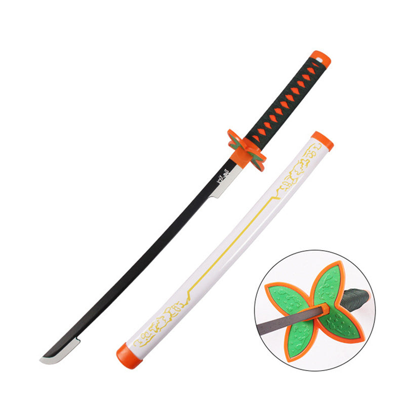 Monenjoy 鬼滅の刃 日輪刀 鬼狩り 我妻 善逸 77cm　グッズ 剣戟奇譚 竈門 和風 大正時代 子供用 コスプレ 舞台 おもちゃ 木 イベント 祭り - Monenjoy