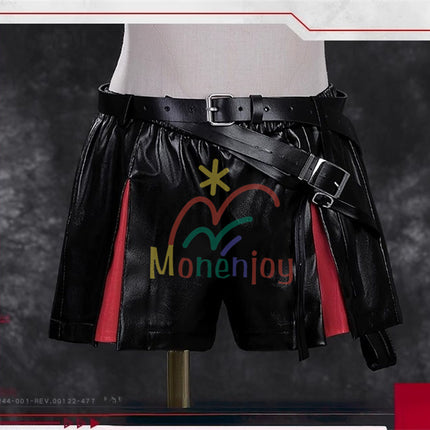 Monenjoy Arknights New Testament Exusiai Cosplay Costume Embroidered Pattern 3D Resin Accessories High Reproduction Combat Suit Design Exusiai the New Covenant 