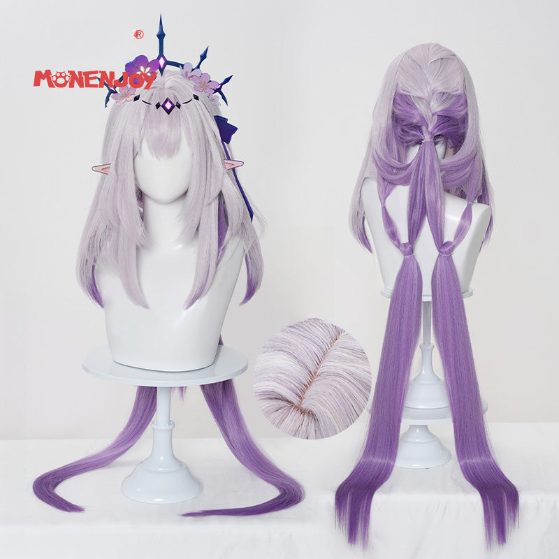 Monenjoy 崩壊スターレイル キャストリス　ウィッグ　カツラ　コスプレ小物　死影の侍女　キャストリス Castorice - Monenjoy